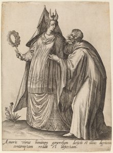 Amoris virus hominem... by Robert Boissard after Jean Jacques Boissard