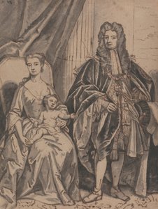 Portrait of a Family, Called John Sheffield, Duke of Buckingham, and Family by Robert Byng