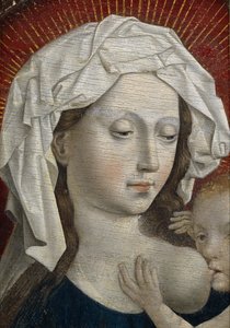 The Virgin suckling the Child, 15th century by Robert, Campin
