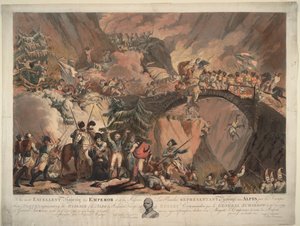 Army of Alexander Suvorov Crossing the Alps in 1799, 1805