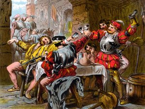 "Let me the Canakin Clink" Othello Act II. Scene II. by Robert Charles Dudley