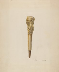 Cane Head or Handle by Robert Clark