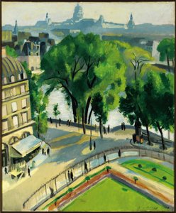 View of the Quai du Louvre