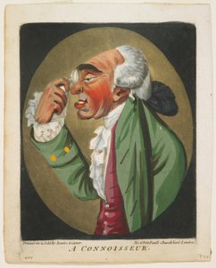 A Connoisseur, from A Book of Heads by Robert Dighton