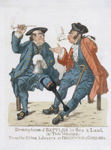 Description of the Battles on Land and at Sea, in Two Volumes, by the Royal Library of Greenwich and Chelsea by Robert Dighton