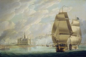 Nelson Forcing the Passage of the Sound, 30 March 1801, Prior to the Battle of Copenhagen