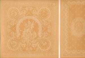 Damask Linen by Mr. C. Faber, Stuttgart and Messrs. Burre Bros. Dumferline by Robert Dudley