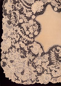 Handkerchief of Lace of Irish Manufacture