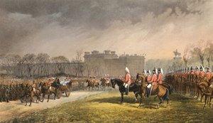 Hyde Park, the Princess Passing the Lines of the Volunteers, 7 March 1863 by Robert Dudley
