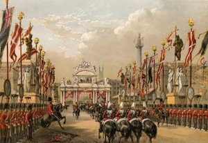 London Bridge, kept by the Honourable Artillery Company of London, 7 March 1863 by Robert Dudley