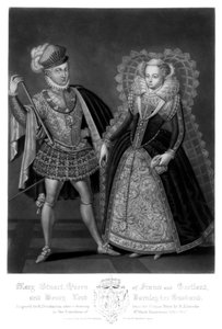 Mary Stuart, Queen of France and Scotland, and Henry Lord Darnley, Her Husband, 1816 by Robert Dunkarton