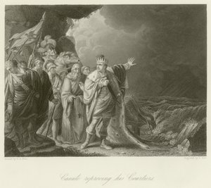 Canute Reproving His Courtiers by Robert Edge Pine