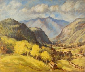 Valley Landscape by Robert Ernest McEune