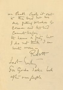 Facsimile of Message to the Public, 29 March 1912, 1913 by Robert Falcon Scott