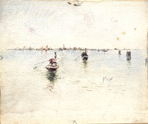 Gondolas by Robert Frederick Blum