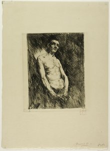 Half Nude Figure of a Man