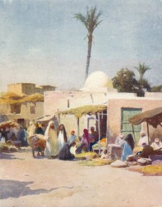 A Corner in the Market-Place, c1880, 1904