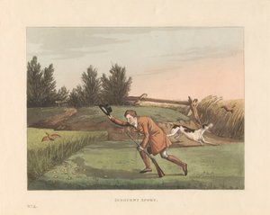 Shooting: Set of Six with Title-Page and Printed Wrapper: Sporting Miseries, or Six Red Letter Days in the Country by Robert Havell