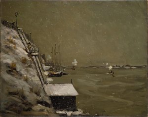 East River Embankment, Winter