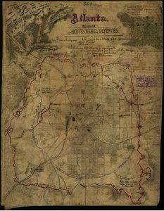 Atlanta, Georgia and its Rebel Defenses