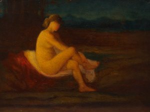 A Bather by Robert Loftin Newman