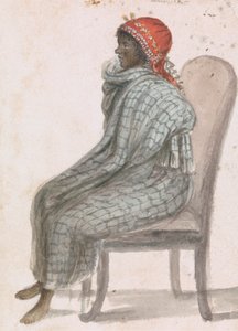African Woman Sitting on a Chair by Robert Mabon