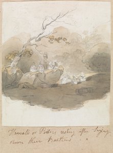 Hamalls or Potters Resting After Laying Down Their Burdens by Robert Mabon
