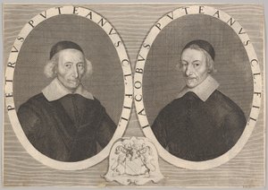Double Portrait of Pierre and Jacques Dupuy by Robert Nanteuil