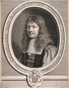 Guido Chamillard, Master of Requests. 1664. by Robert Nanteuil