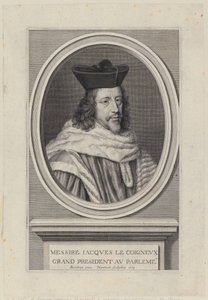 Portrait of Jacques Le Coigneux by Robert Nanteuil