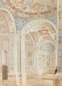 Interior of the Villa Madama with Decorations by Giulio Romano and Baldassare Peruzzi