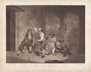 Boys Playing at Peg Top by Robert Pollard