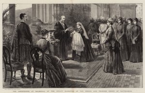 The Christening at Balmoral of the Infant Daughter of the Prince and Princess Henry of Battenberg by Robert Pritchett