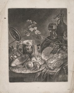 Still Life with Tankard and Dessert Dish by Robert Robinson