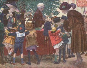 Children at a Toy Stall