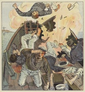 The Boat Commanded by Lieutenant Pell is Destroyed by a Torpedo by Robert Salles