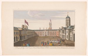 View of the Upper Castle Yard of Dublin Castle by Robert Sayer (possibly)