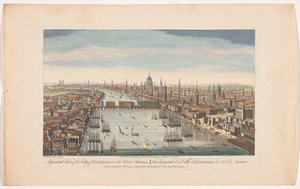 A General View of the City of London, Next the River Thames