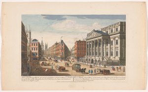View of the Mansion House in London (London)