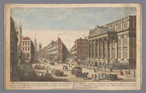 View of the Mansion House in London (London)
