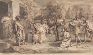Sketch for Timon of Athens by Robert Smirke