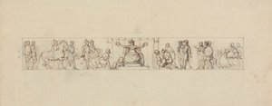 Study for a Relief with Romanesque Figures
