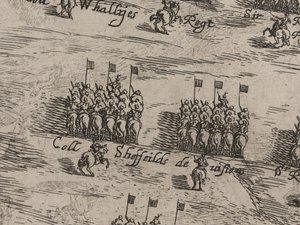 Description of the Armies of Horse and Foot of His Majesties, and Sir Thomas Fairfax; the Fourteenth Day of June 1645 by Robert Streater or Streeter
