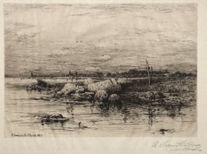 The Mouth of the Apponigansett by Robert Swain Gifford