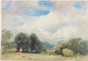 Haymaking in Herefordshire