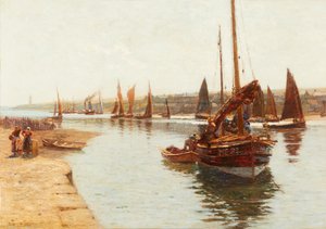 Arriving from the Herring Fishing, Montrose