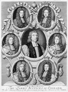 The Lord Justices of England, 1695 by Robert White