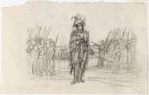 Adlercreutz. Illustration for The Tales of Ensign Stål by Robert Wilhelm Ekman