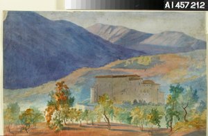 Subiaco, Rocca Abbaziale by Robert Wilhelm Ekman