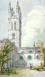 Church of St Michael, Cornhill, City of London, 1837